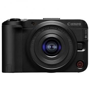 Cámara Híbrida Canon EOS R50 V + Objetivo RF-S 14-30mm F4-6.3 IS STM PZ - 24,2 MP, Video 4K, Ideal para Vlogs y Viajes