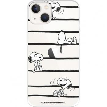 Funda para iPhone 14 Oficial de Peanuts Snoopy Rayas