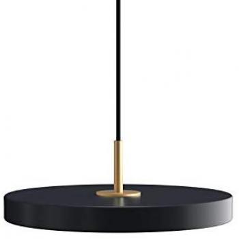 Lámpara Colgante LED Asteria Mini de Latón Antracita