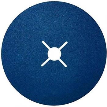 Bosch 2 608 606 745 - Disco lijador de fibra para amoladora angular, corindón de circonio - 180 mm, 22 mm, 120