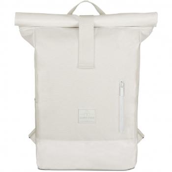 Mochila enrollable Johnny Urban Robin Medium crema impermeable 15L para laptop de 16