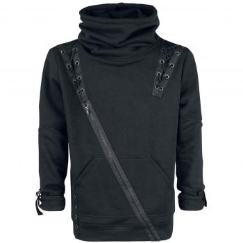 Heartless Mortal Hood Sudadera con Capucha Negro XXL
