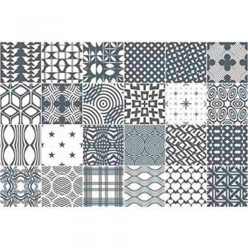 Ambiance-Live Azulejos de Cemento Adhesivos de Pared, 15 x 15 cm, 24 Unidades
