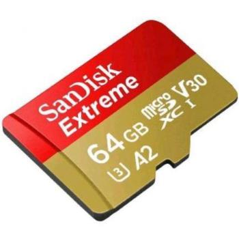 SanDisk Extreme 64 GB MicroSDXC UHS-I Clase 10