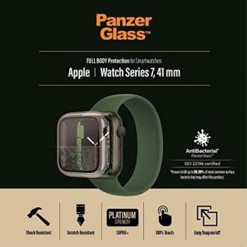 Panzerglass - Protector de pantalla Full Body para Apple Watch 7 (41 mm)