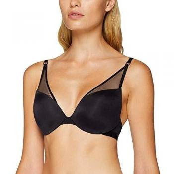 Sujetador Push Up Symmetry WHU para Mujer, Negro, Talla 75A