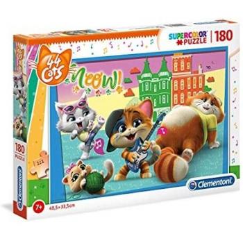 Puzzle 44 Gatos Supercolor 104 Piezas