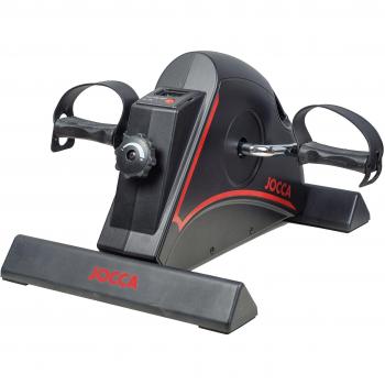 Jocca - Pedaleador Estático | 4 Funciones |Pantalla Digital l Aparatos para hacer ejercicio casa | pedaleador antideslizante