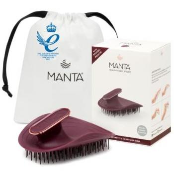 Manta Healthy Hair & Scalp Brush - Burgundy