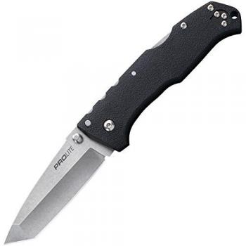 COLD STEEL 20NST Pro-lite Folding Knife 3.5 INCH Tanto Blade Black Gfn Handles