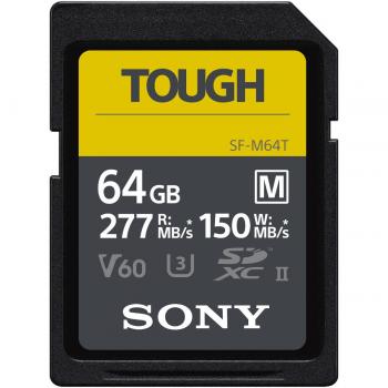 Sony SF-M Tough Series 64GB UHS-II V60 SDXC Memory Card