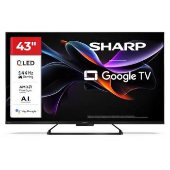Televisión QLED Sharp 43HR7265E 43 4K Ultra HD 120Hz Smart TV Google TV Dolby Vision