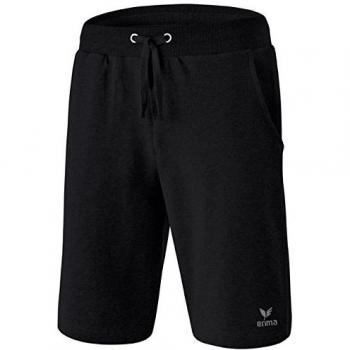 Erima Sweathose Graffic 5-C Pants Kurz - Pantalones cortos deportivos para hombre, color negro, talla 128 cm