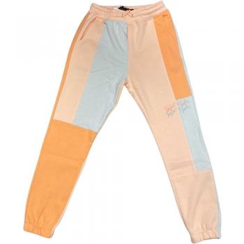 Pantalón de chándal tricolor Project X Paris para hombre, color melocotón, talla M