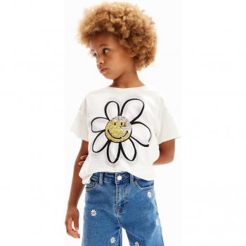 Camiseta Desigual Smiley® lentejuelas