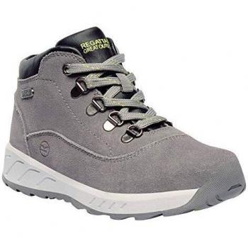 Regatta Grimshaw Suede Mid Junior Walking Boot, Botas de Senderismo Unisex Niños, Gris