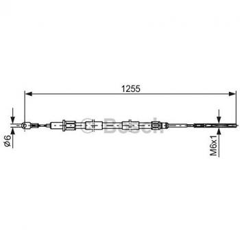 Cable de freno de mano BOSCH 1 987 477 709 para BMW Z3 Roadster