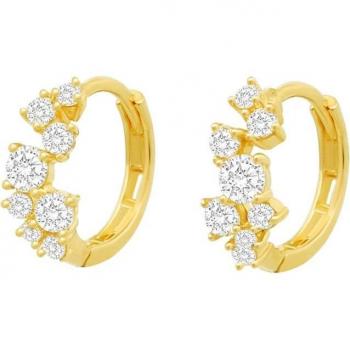 Pendientes Time Road HIN00140 Oro Mujer