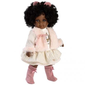 Muñeca Zuri de 35 cm con Cuerpo de Tela