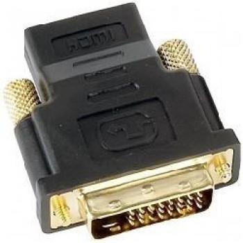 Nilox 07NXAD00HD108 adaptador de cable HDMI 19 F DVI-D M Negro - Adaptador para cable