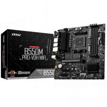 MSI B550M PRO-VDH WIFI Micro ATX Motherboard AMD AM4 DDR4 PCIe 4.0