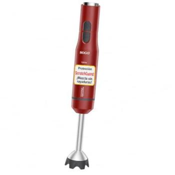 Batidora de Mano InstantMix ScratchGuard 1200W Roja con Accesorios y Mandos Ergonómicos