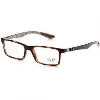 Ray-Ban 0RX8901, Monturas de Gafas para Hombre, Havana, 53