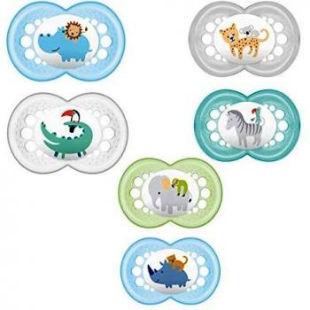 MAM Original Chupete de Silicona para Bebés +16 Meses, Pack Doble