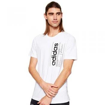 adidas M BB T Camiseta de Manga Corta, Hombre, White/Black, 3XL