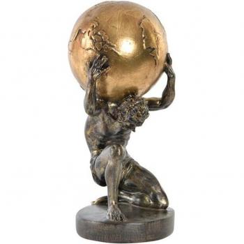 Figura de resina hombre elegante para decoración del hogar