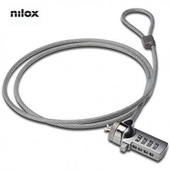 Nilox MGDA40500 - Candado de seguridad para ordenador portátil, 1.5 metros