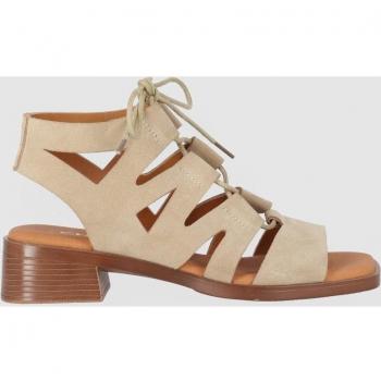 Sandalias RKS Polea 03 para mujer de piel beige