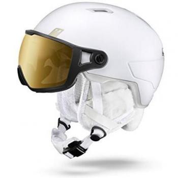 Julbo Globe - Casco de esquí para Mujer, Color Blanco, 54/58