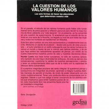 La cuestión de los valores humanos