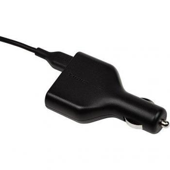 Targus APD046EU - Cargador de coche para portátiles y USB tablet, color negro
