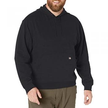 Dickies Men's Everyday Fleece Hoodie - Size: Small, Color: Black, Type: Midweight Pullover Fleece Hoodie