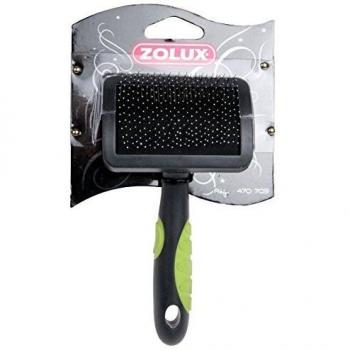 Zolux Slicker Cepillo, Accesorio de plástico para Perro, Talla L
