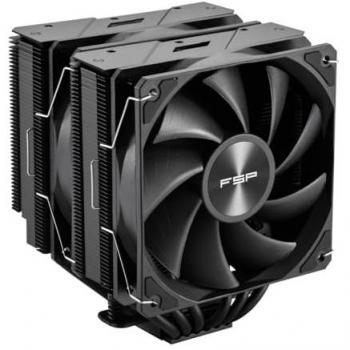 Disipador de CPU Fortron MP7 Negro, Compatible con LGA 1851/1700/1200 y AMD AM4/AM5