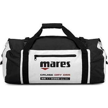 Mares Cruise Dry D55 Bolsa, Adultos Unisex, Negro/Blanco, Talla Unica