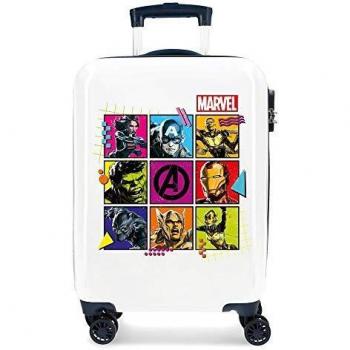 Marvel Los Vengadores Comic Maleta de cabina Multicolor 38x55x20 cms Rígida ABS Cierre combinación 34L 2,6Kgs 4 Ruedas dobles Equipaje de Mano