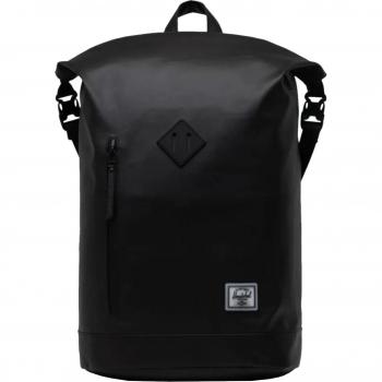 Herschel Roll Top Backpack, Unisex Black Eco-Friendly Size: ONE SIZE