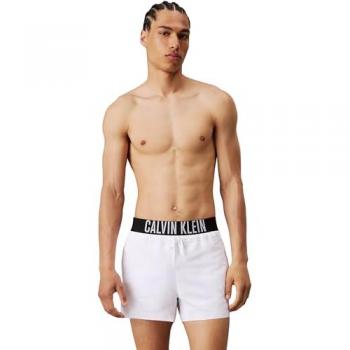 Bañador Corto para Hombre Calvin Klein Intense Power Blanco XL - Poliéster Reciclado