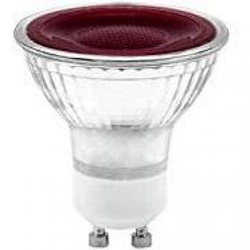 Omnilux 88540647 - Bombilla LED SMD Gu-10, 230 V, 7 W, color rojo