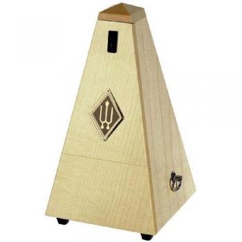 Metrónomo Pyramidal de Madera Wittner W817A con Campana, Acabado en Arce Mate