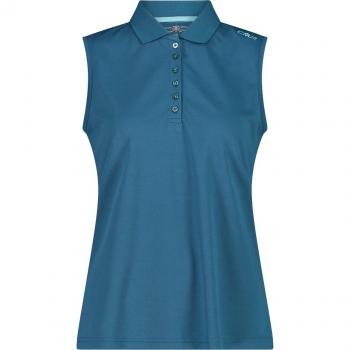 CMP Women's Sleeveless Polo Shirt - Green