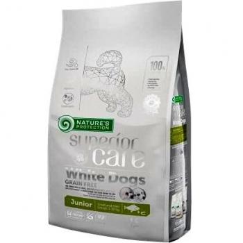 Nature's Protection – Superior Care – White Dogs Junior Small & Mini Grain Free con pez blanco 1,5 kg