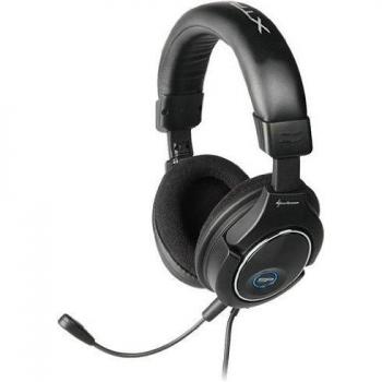 Sharkoon X Tatic SP - Auriculares con micrófono extraíble y Cable RCA para Ordenador, Xbox y Playstation