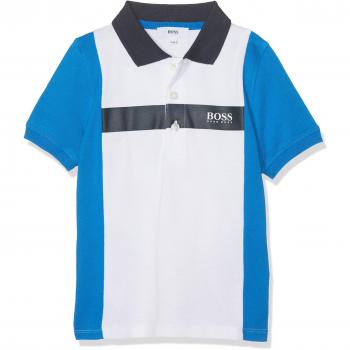 BOSS Polo Manches Courtes, Blanco