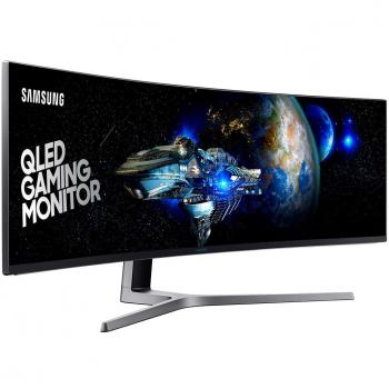 Samsung LC49HG90DMUXEN – Monitor curvo Gaming de 49”, 32:9 , 1 ms, 144 Hz, HDR, 2 x FullHD, QLED