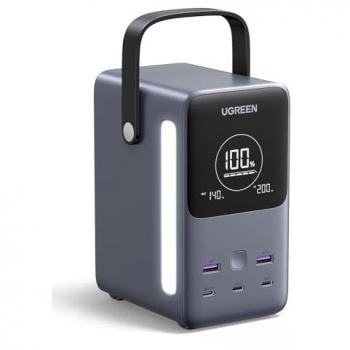 Powerbank Ugreen Nexode 48000 mAh, 300 W, Carga Rápida con Pantalla Digital